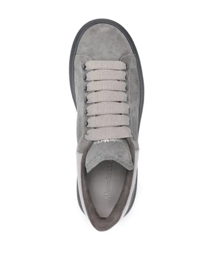 Alexander McQueen Oversized suede low 