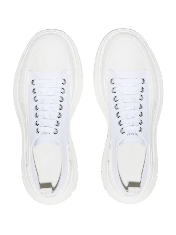 Alexander McQueen metallic-effect slip-on Sneakers - Farfetch