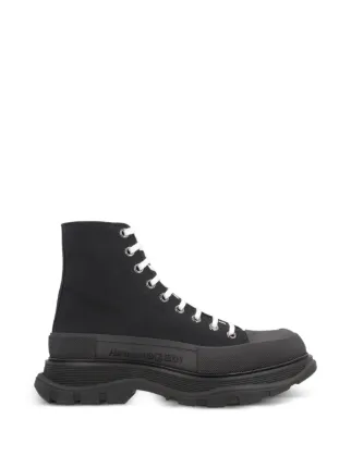 ALEXANDER MCQUEEN Tread Slick スニーカー Alexander McQueen Tread Slick high-top Sneakers | Black | FARFETCH