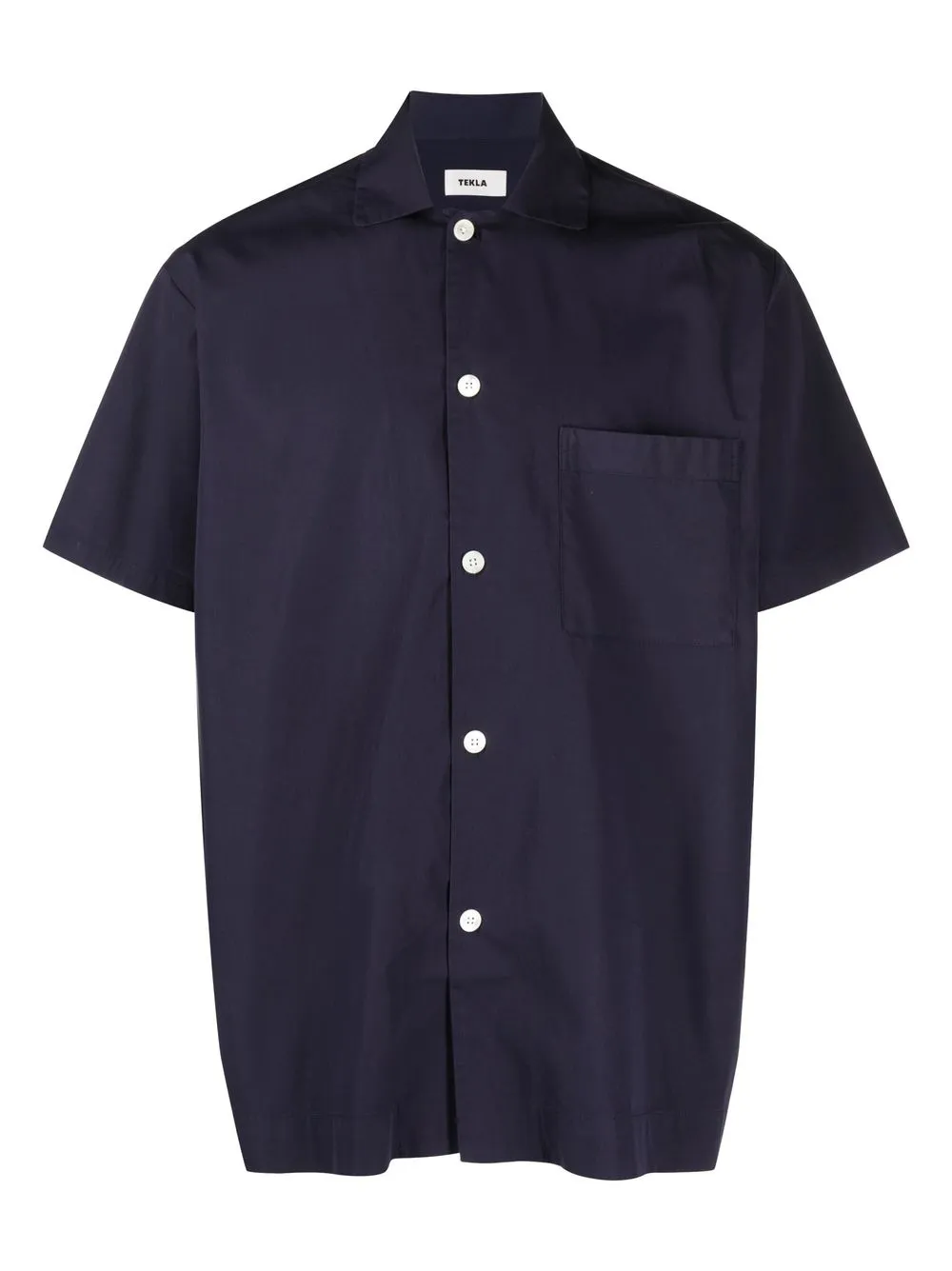 

TEKLA camisa de pijama manga corta - Azul