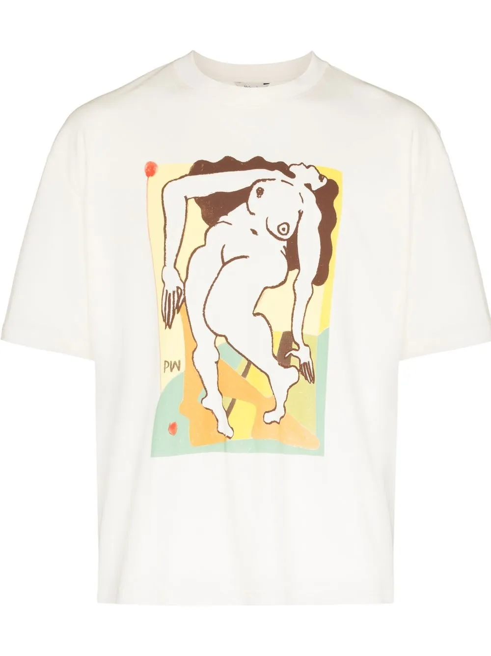 

Holzweiler M. Succulent Movement organic cotton T-shirt - White