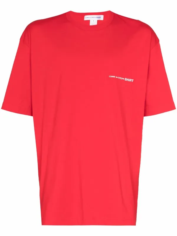Shirt chest-logo Cotton T-shirt - Farfetch