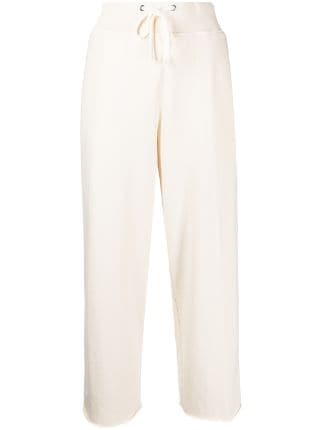 James Perse Cropped straight-cut Track Pants - Farfetch