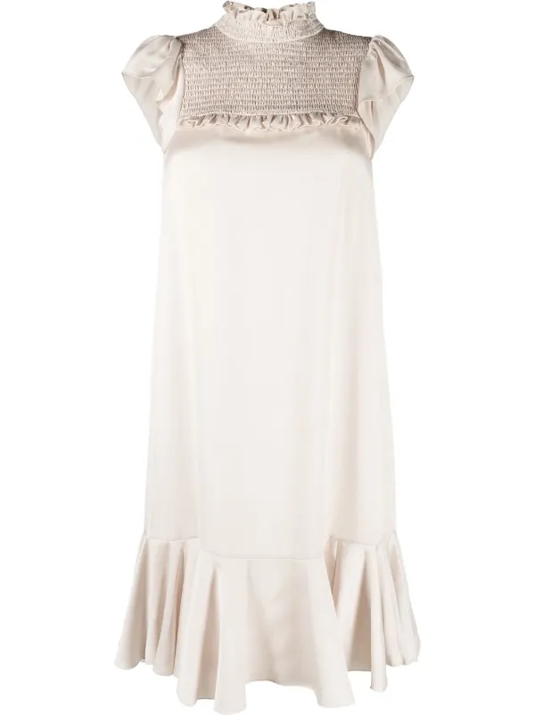 See by chloe shop lace ruffle dress