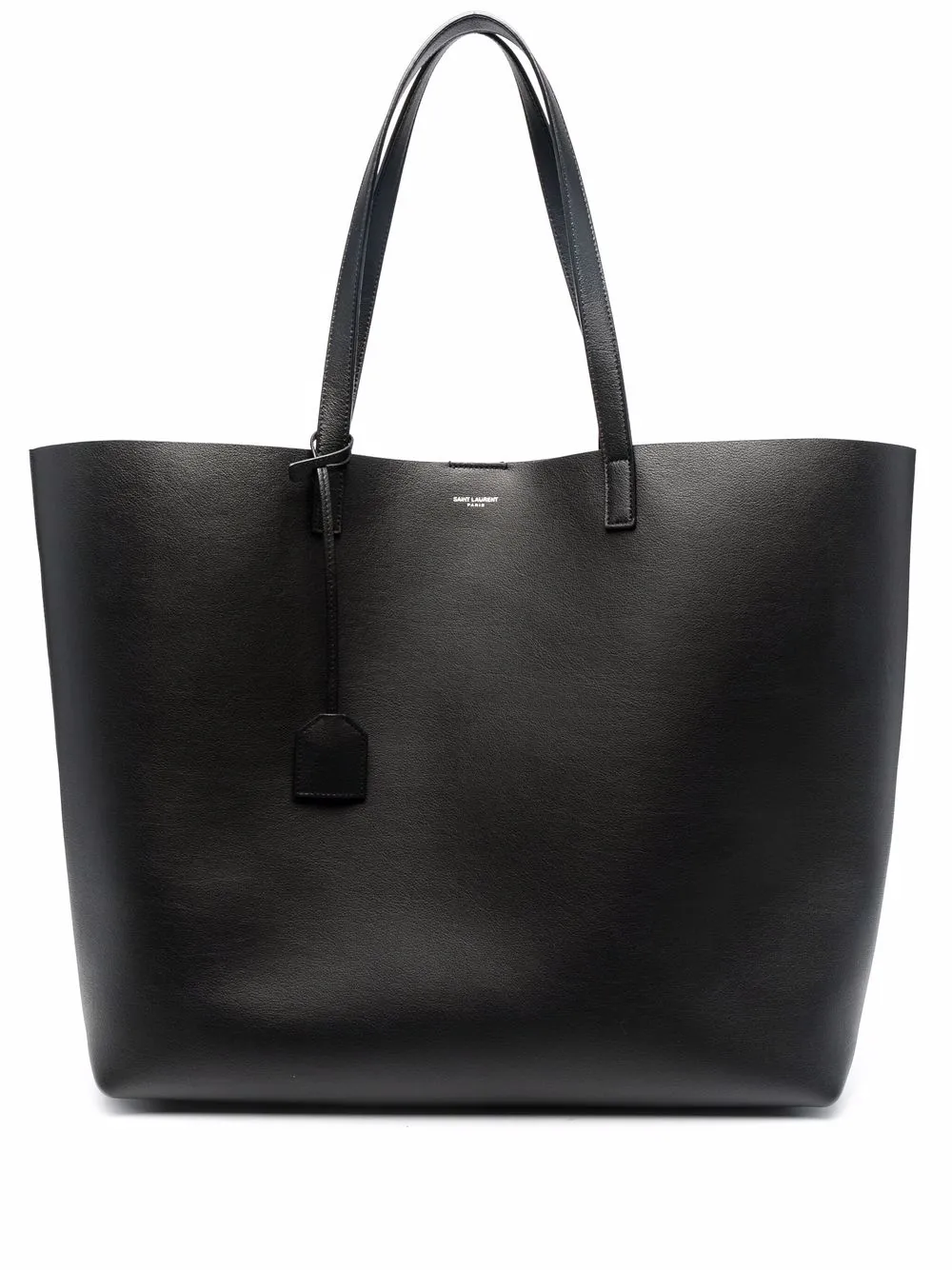 Saint Laurent logo-detail Leather Tote Bag - Farfetch