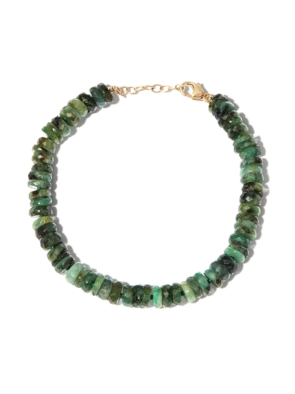 JIA JIA 14KT YELLOW GOLD EMERALD BRACELET