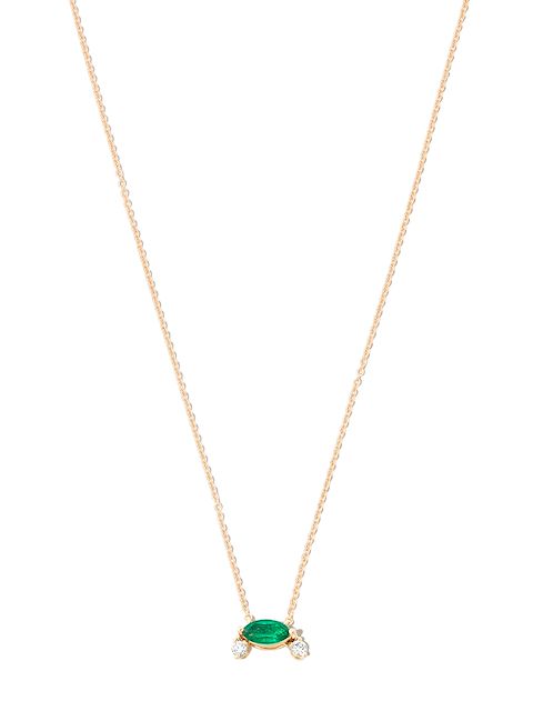 Delfina Delettrez 18kt yellow gold Dancing Diamonds necklace