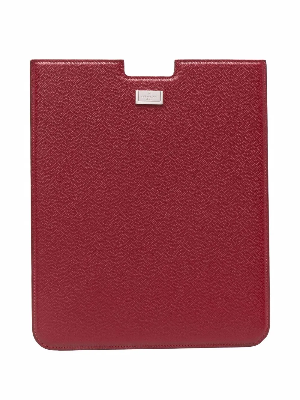 

Corneliani funda para laptop con placa del logo - Rojo