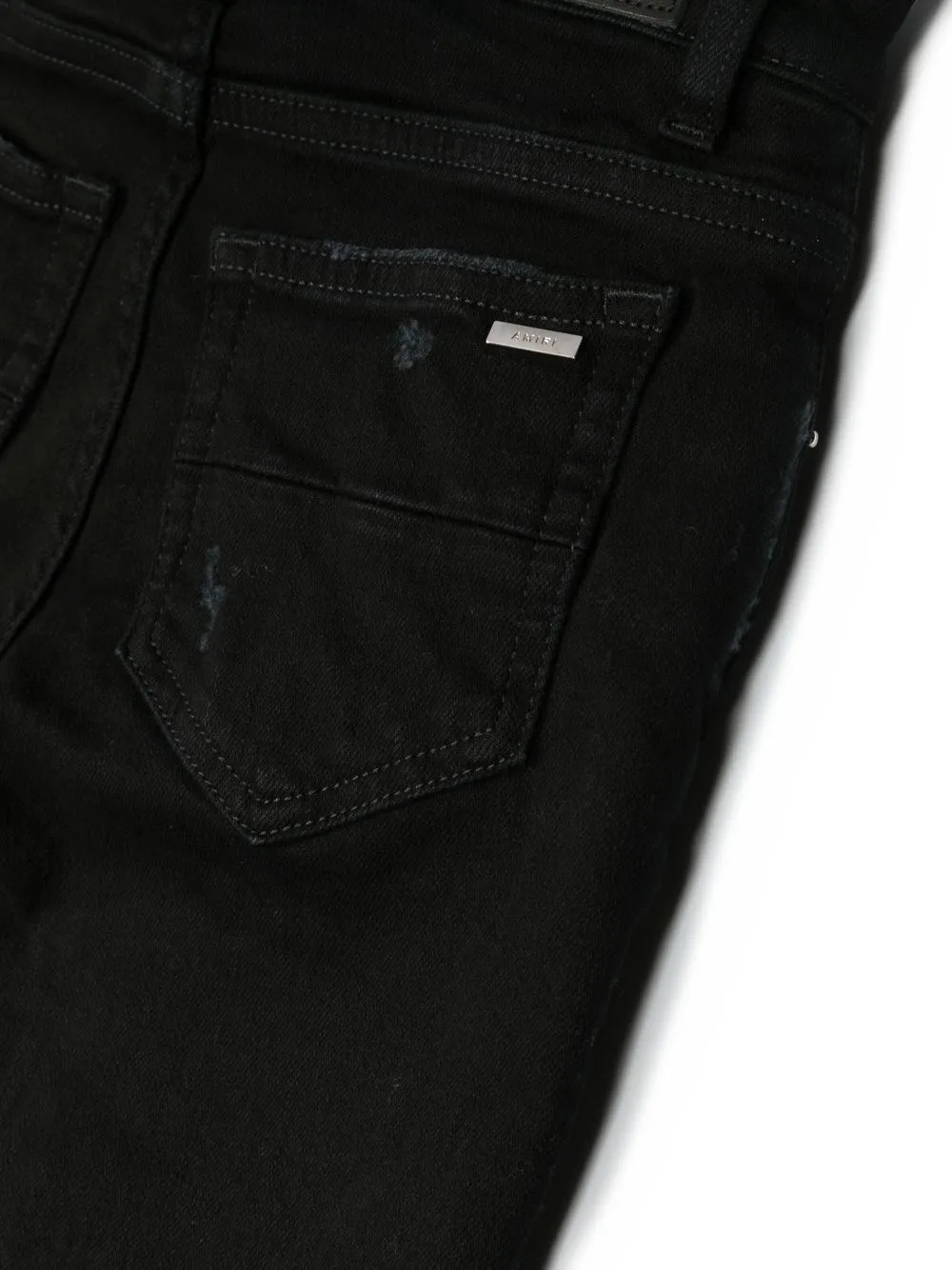  Amiri Kids Jeans Im Distressed Look   Schwarz 