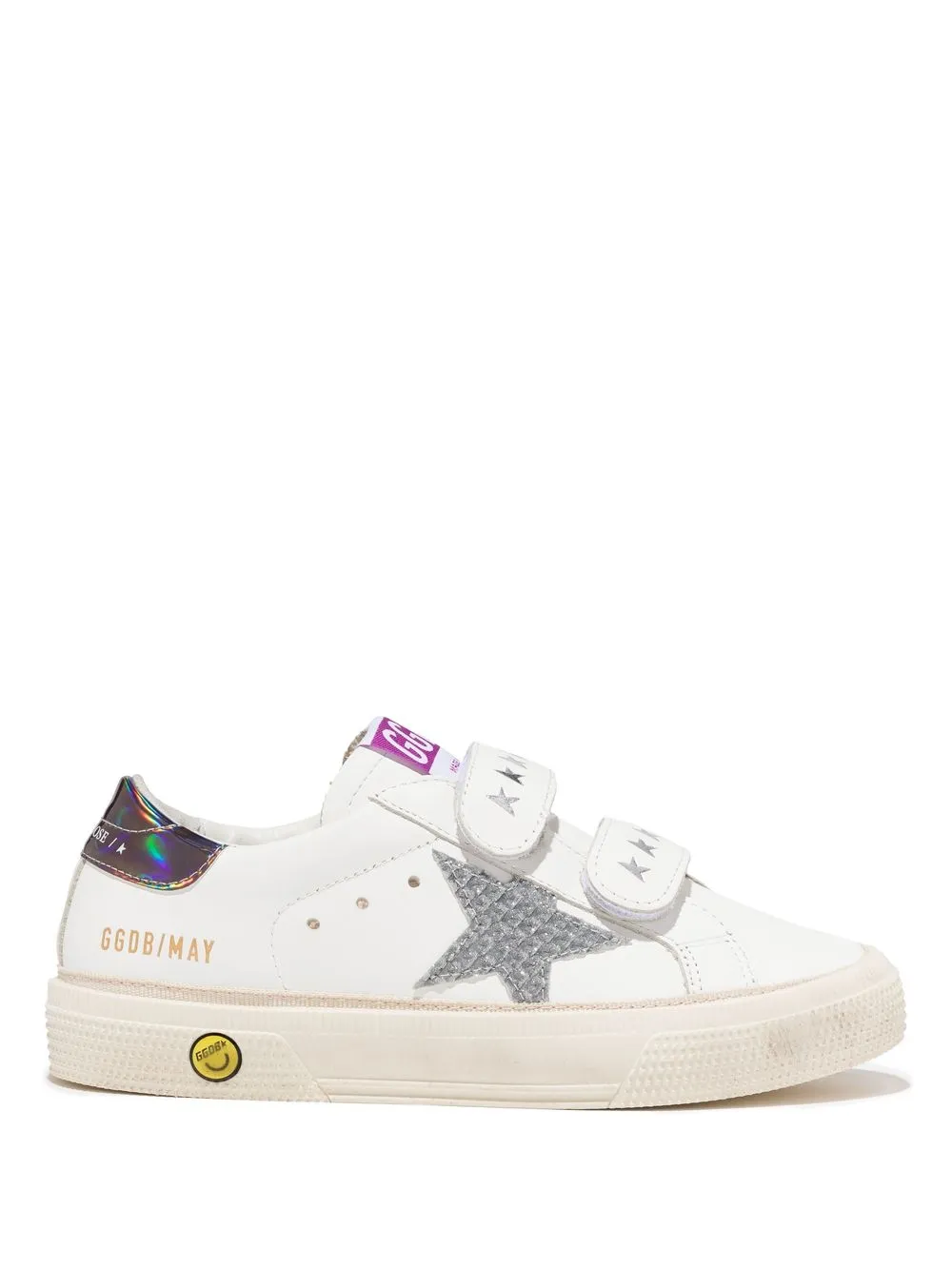 

Golden Goose Kids tenis May - Blanco