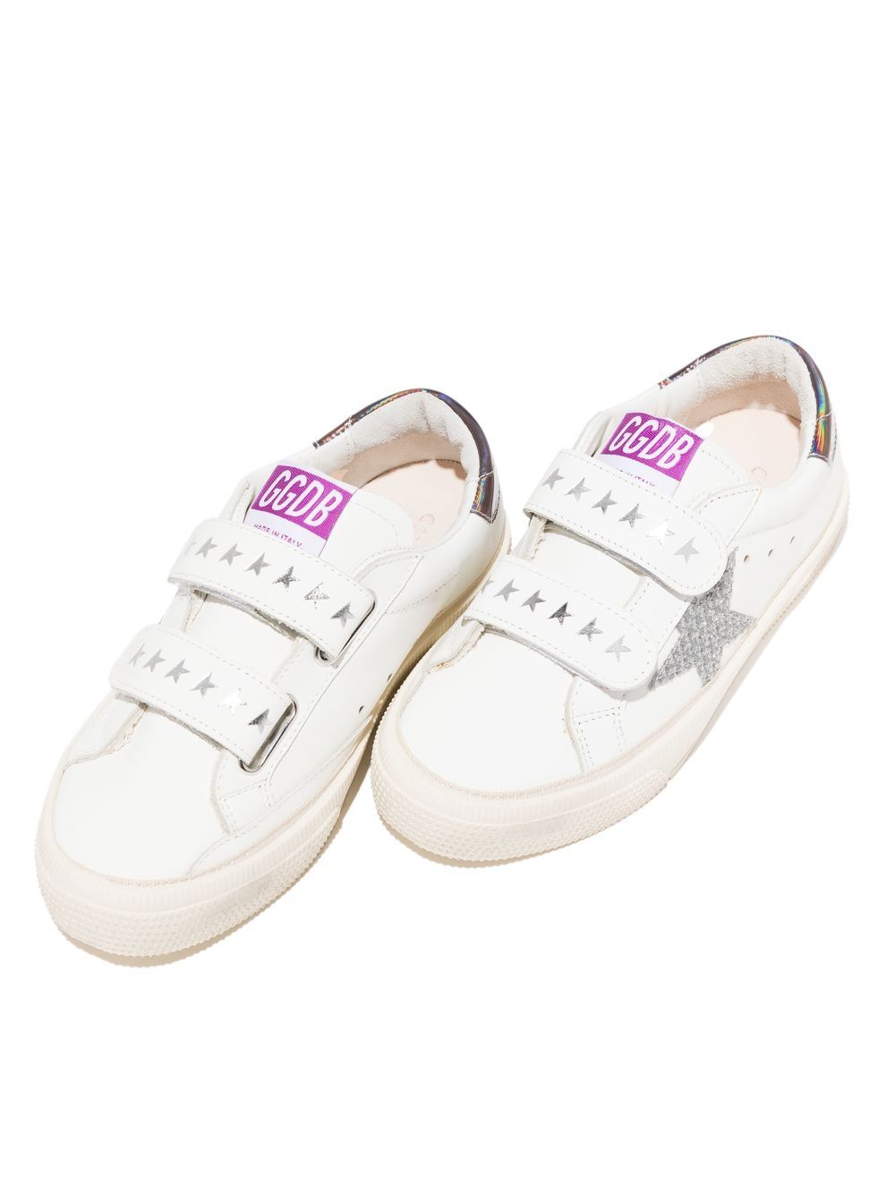Image 2 of Golden Goose Kids May touch-strap fastening sneakers