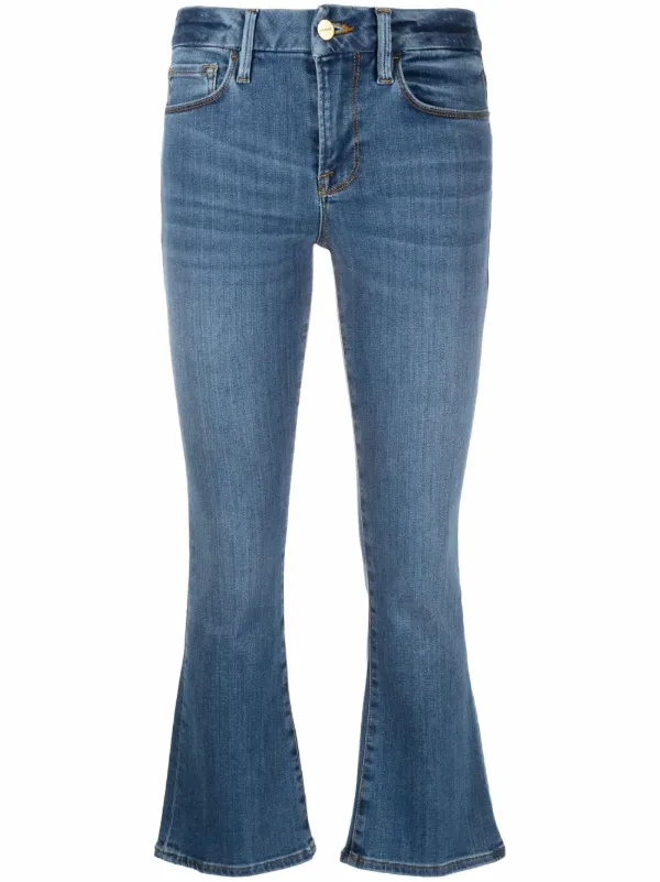FRAME low-rise kick-flare Jeans - Farfetch