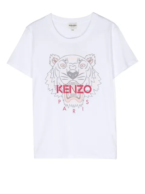 Kenzo Kids logo-print short-sleeve T-shirt