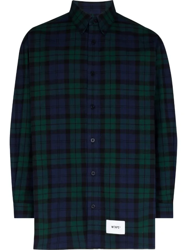 20AW WTAPS UNION LS COTTON FLANNEL 紺 M