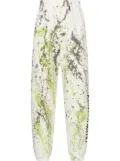 Aries No Problemo tie-dye track pants - Neutrals