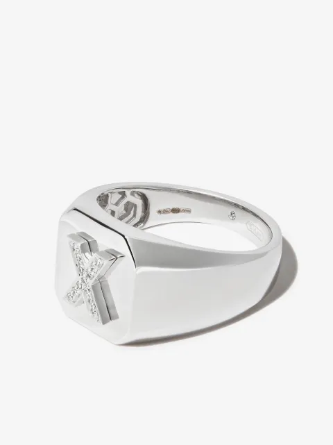 SHAY 18kt white gold Champion ring