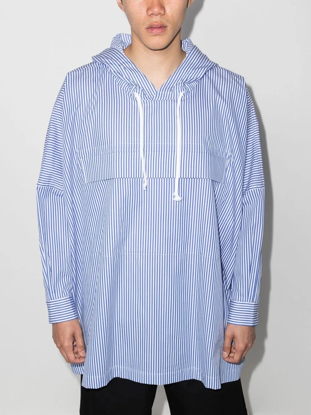 Comme Des Garçons Shirt Gestreept overhemd - Blauw