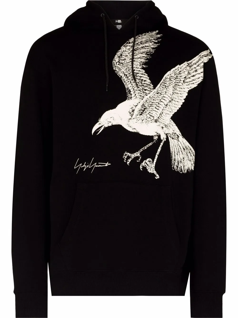 Yohji Yamamoto x New Era eagle-print Hoodie - Farfetch