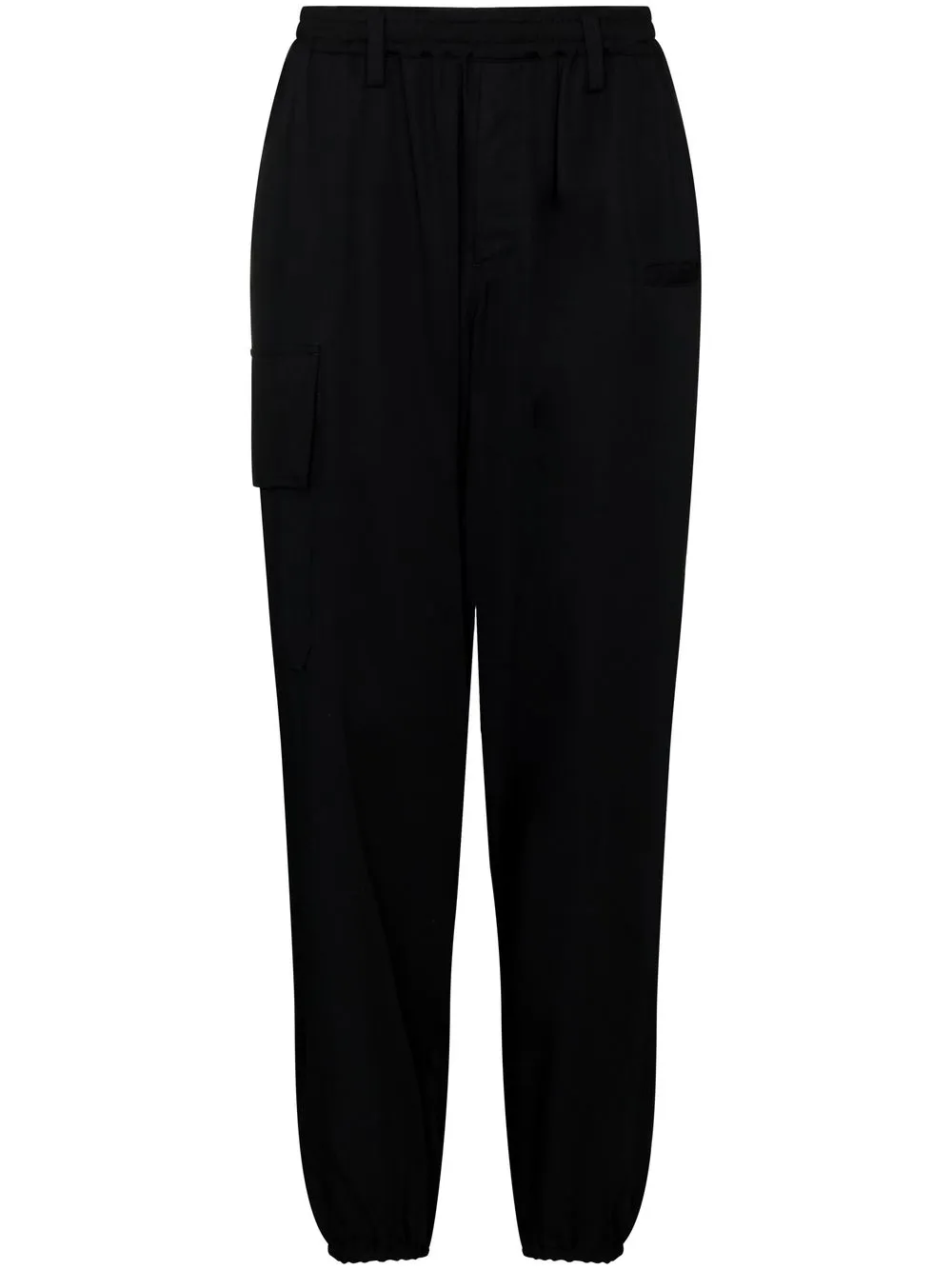

Yohji Yamamoto straight-leg wool trousers - Black