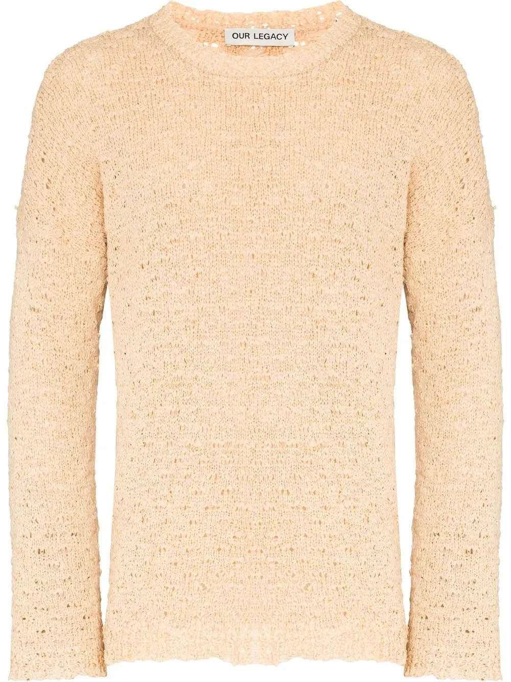 

OUR LEGACY Popover open-knit jumper - Neutrals