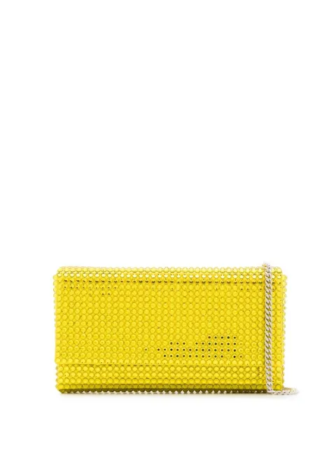 Amina Muaddi mini Paloma crystal-embellished clutch bag
