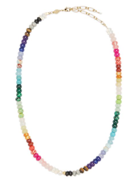 Anni Lu Iris Rainbow beaded necklace