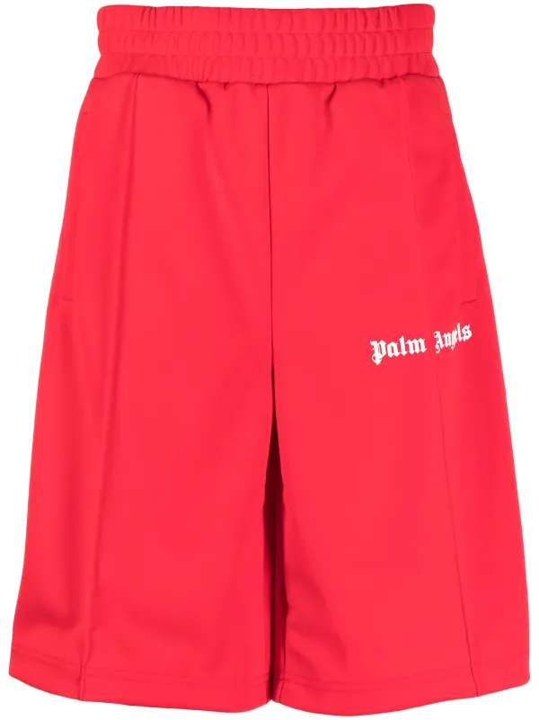 palm angels shorts red