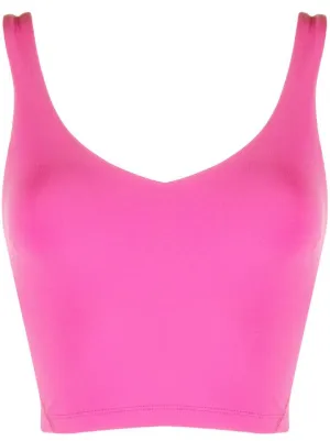 Farfetch Donna Sport & Swimwear Abbigliamento sportivo Top sportivi Canotta con stampa Rosa 