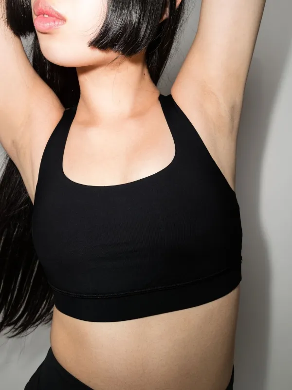 Energy crossover-strap sports bra