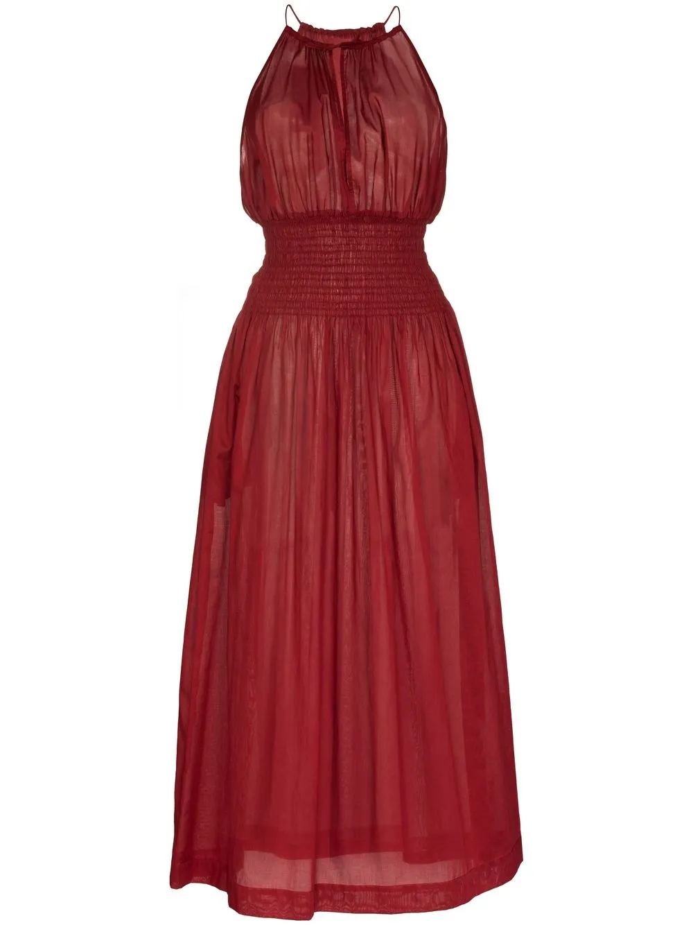 

Three Graces Ember midi dress - Red