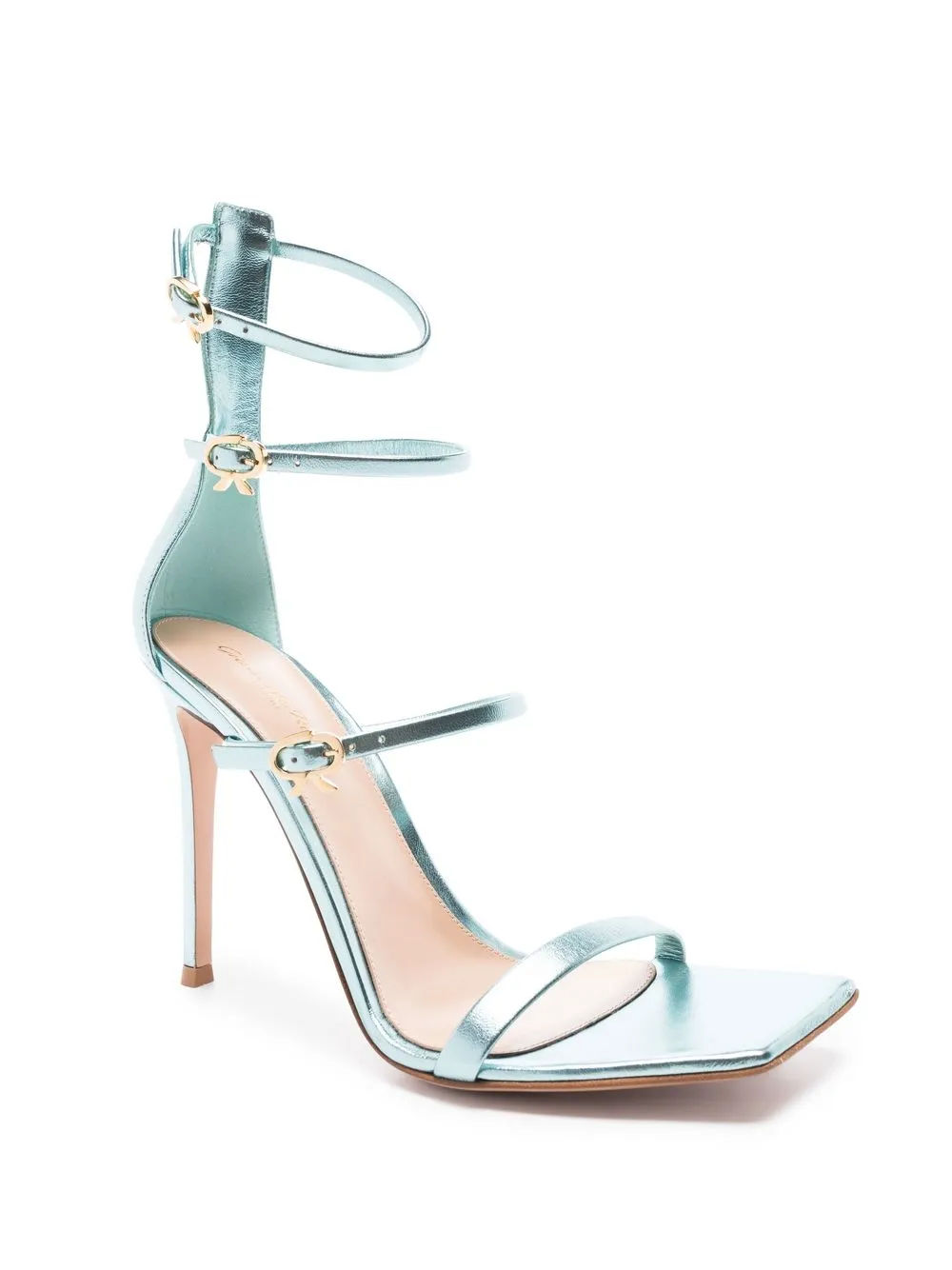 Gianvito Rossi triplestrap highheel Sandals Farfetch