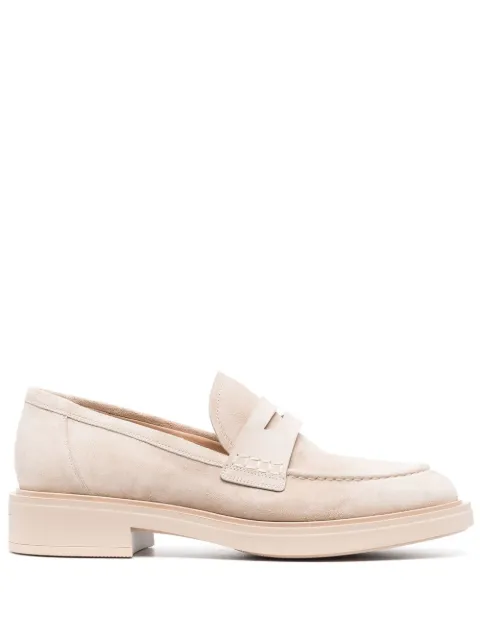 Gianvito Rossi Harris loafers i mocka