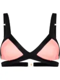 Agent Provocateur Mazzy cut-out bikini top - Pink