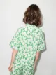 Three Graces short-sleeved embroidered shirt