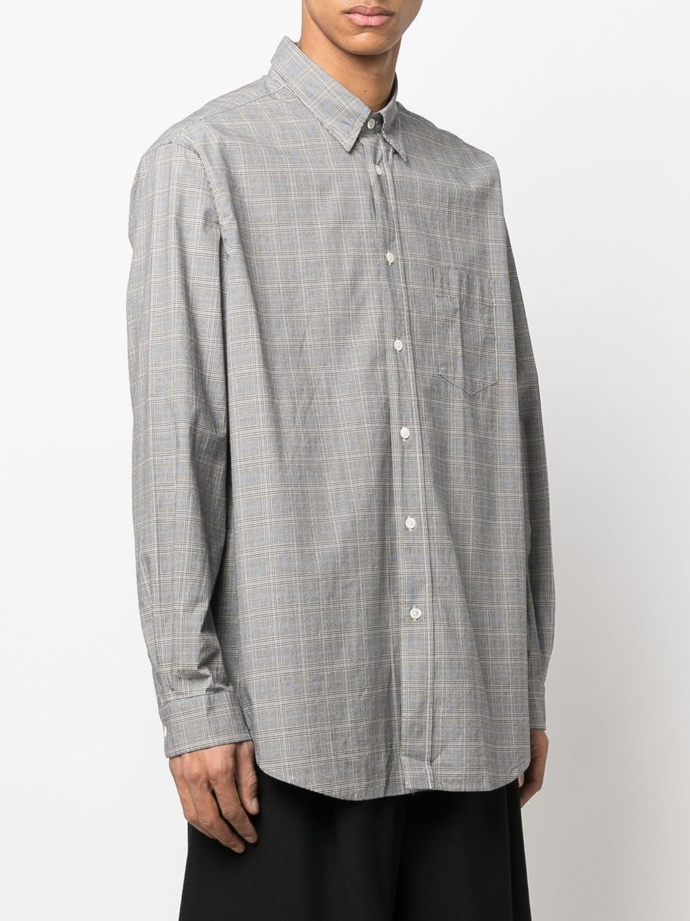 Kenzo check-print long-sleeve shirt Men