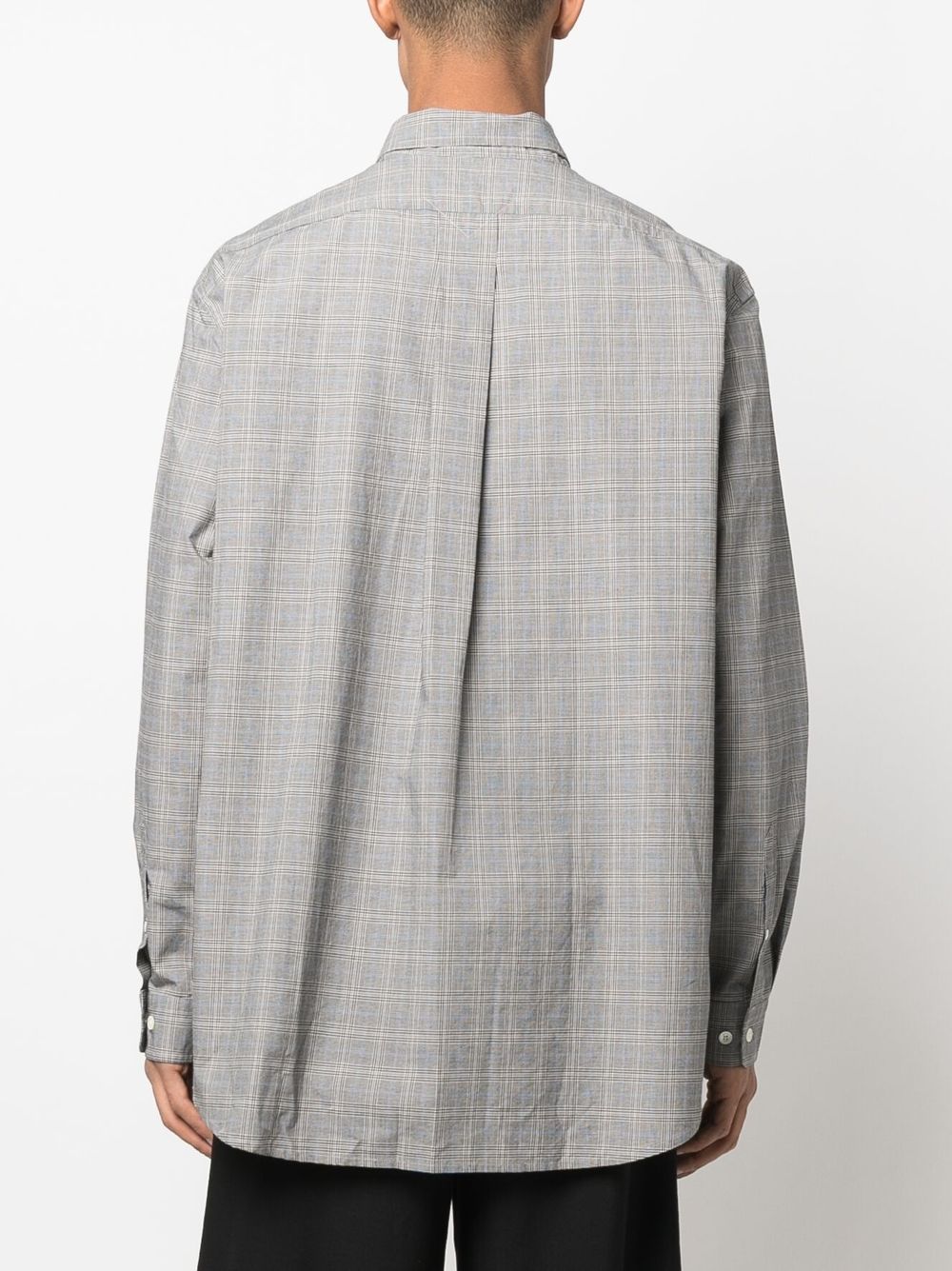 Kenzo check-print long-sleeve shirt Men