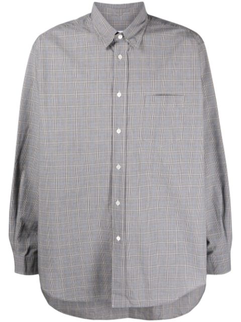 Kenzo check-print long-sleeve shirt Men