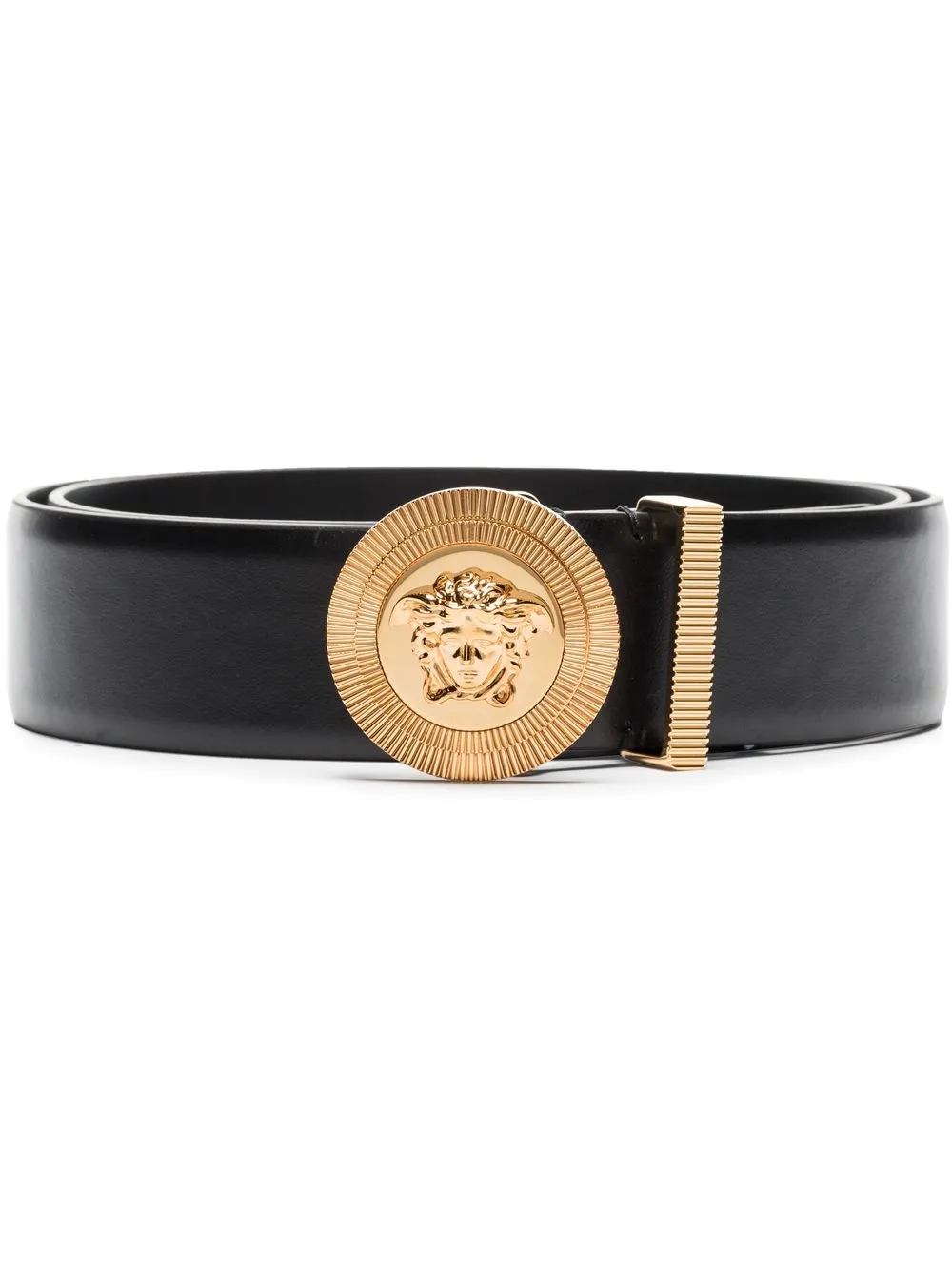 Versace Medusa Biggie Leather Belt - Farfetch