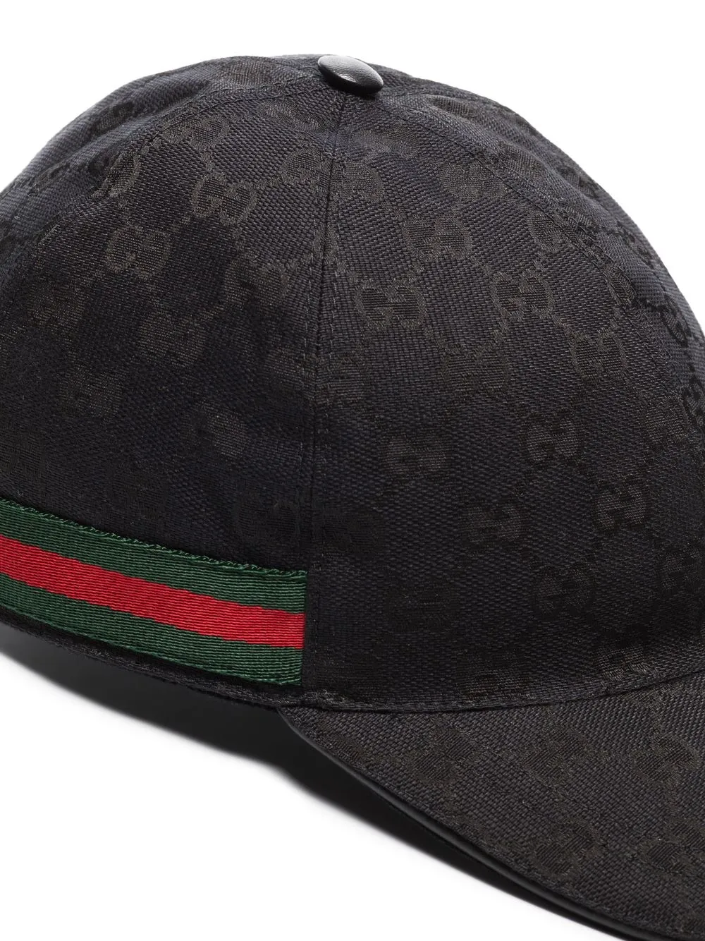 Gucci Men's Monogram GG Sherry Web Baseball Cap Hat