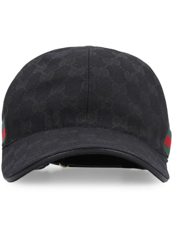 Gucci Baseballkappe Aus GG Supreme Schwarz FARFETCH DE