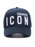 DSQUARED2 embroidered-logo baseball cap - Blue