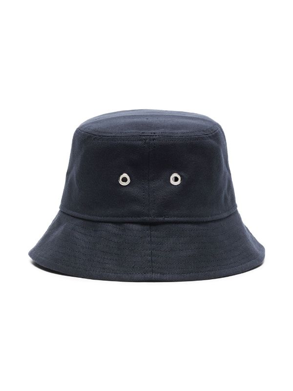 black scale bucket hat