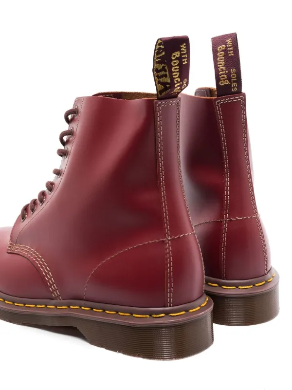 Dr. Martens Vintage 1460 Leather Ankle Boots Red FARFETCH ZA