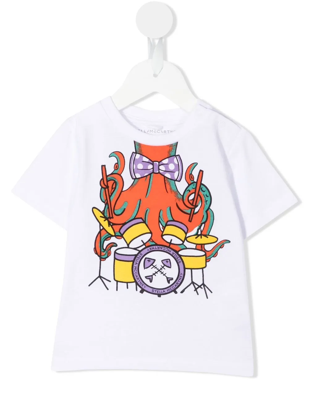 

Stella McCartney Kids playera con estampado gráfico - Blanco