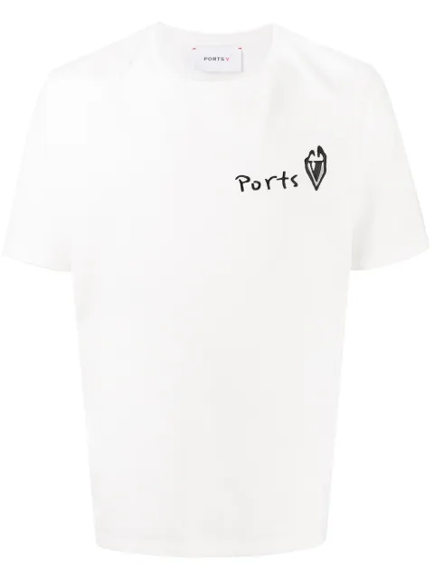 Ports V logo-print short-sleeved T-shirt