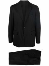＜Farfetch＞ Tagliatore ウール シングルスーツ - ブラック画像