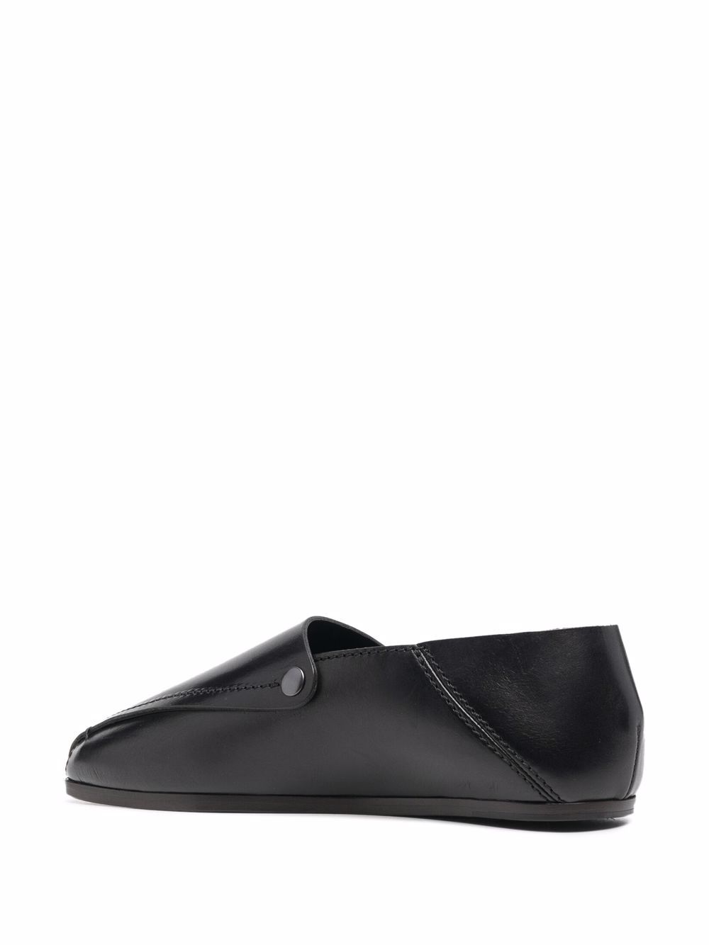 фото Lemaire square-toe leather loafers