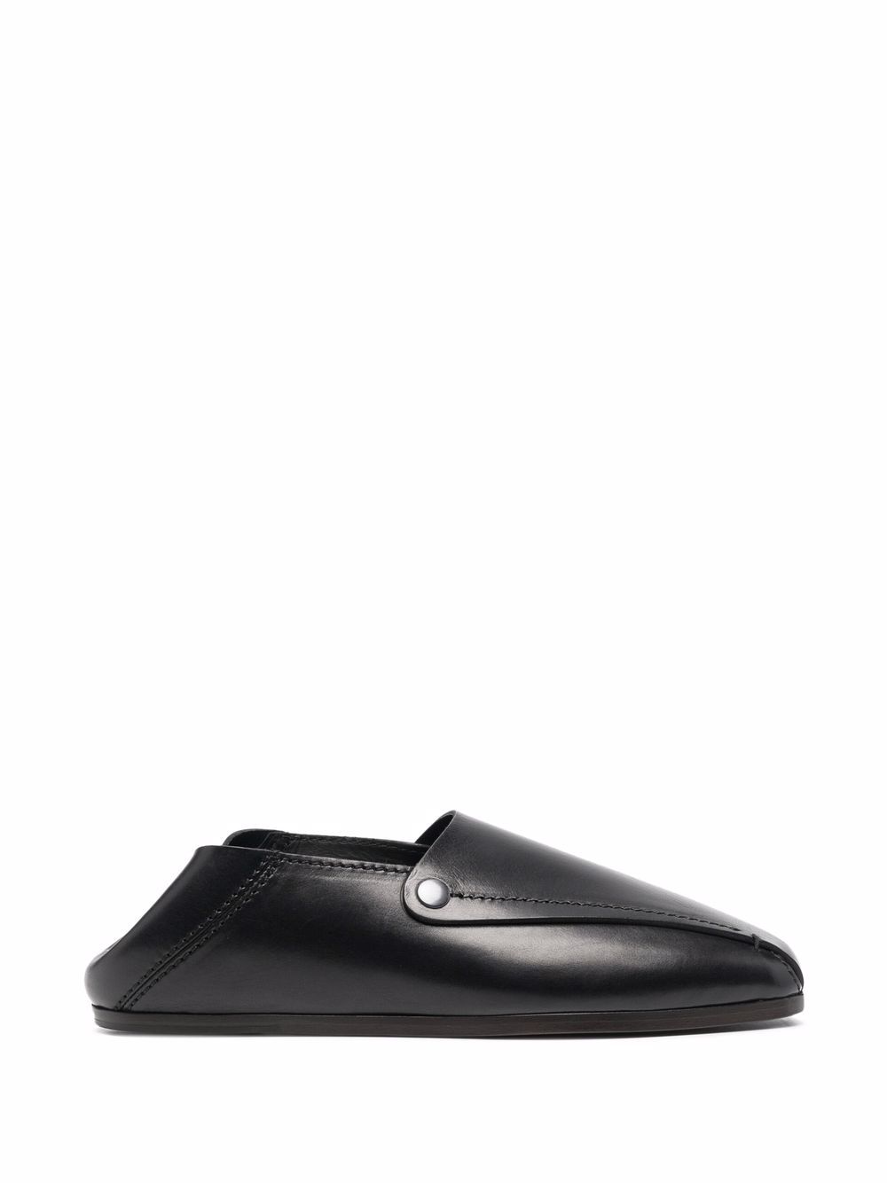 фото Lemaire square-toe leather loafers