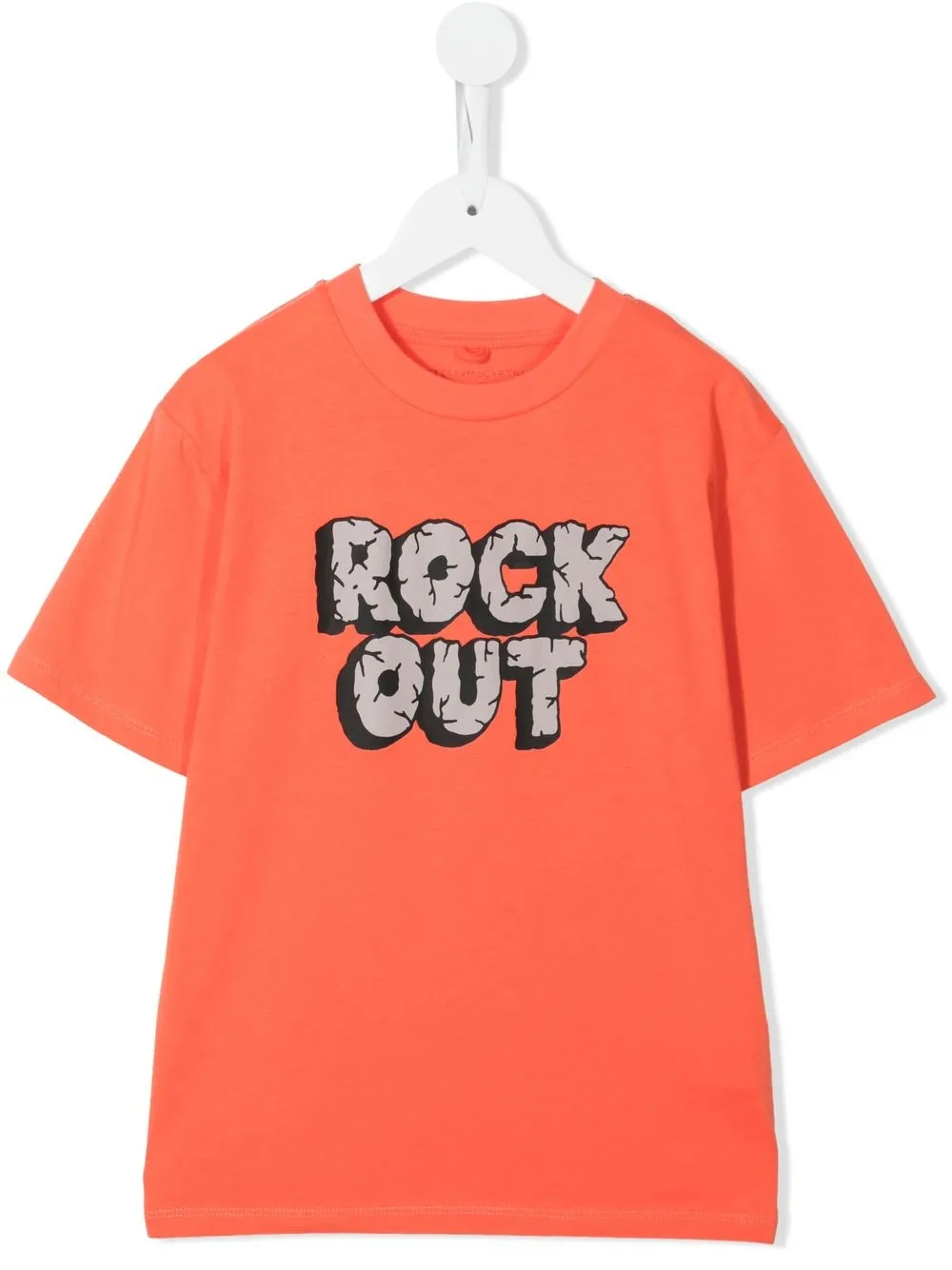 

Stella McCartney Kids playera con eslogan estampado - Naranja