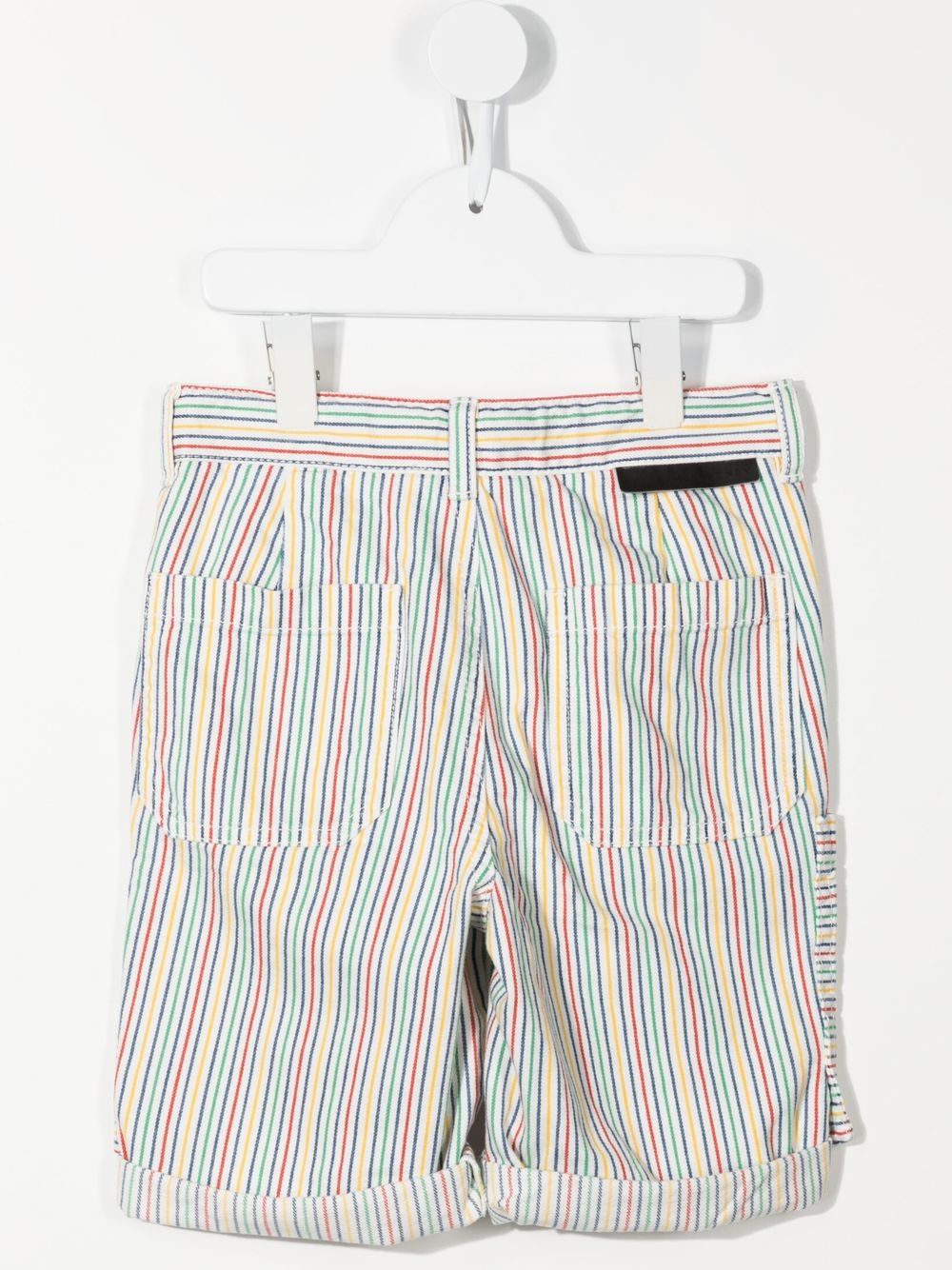 Stella McCartney Kids Gestreepte shorts - Wit